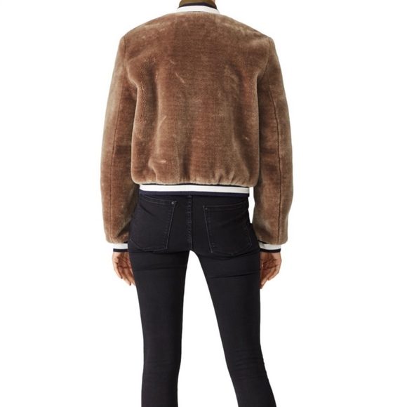 Joie Arleigh Bomber Jacket, Size L - Picture 6 of 11